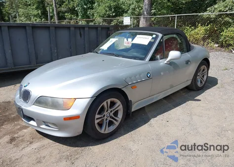 1996 BMW Z3 1.9 из США, поврежденный, VIN 4USCH7320TLB67583